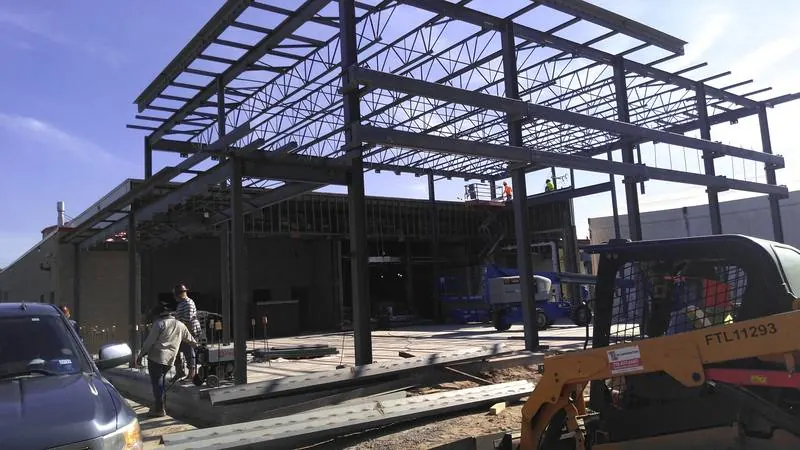 ICC structural steel special inspector on pre-engineered metal building erection project in New York -- Citex CMT structural steel inspection services